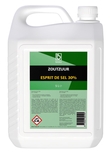 Afbeeldingen van BLEKO ZOUTZUUR OPLOSSING 23% 5 LTR