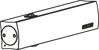 Afbeeldingen van DEURDRANGER TS400 Z.ARM ZILVERKLEUR ZONDER ARM