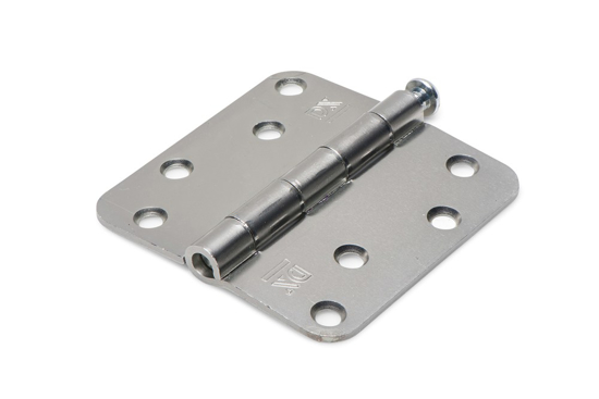Afbeeldingen van DX SCHARNIER MET LOSSE PEN RONDE HOEKEN VERZINKT 89X89MM
