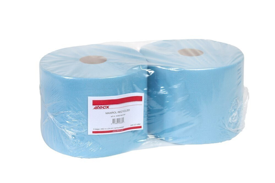 Afbeeldingen van MAXIROL 2-LAAGS RECYCLED 24CM X 350M 2 ROLLEN 4T
