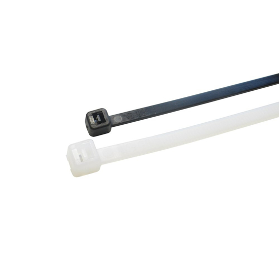 Afbeeldingen van KABELBINDER L 250MM B 4,8MM ZWART 100 STUKS 4T
