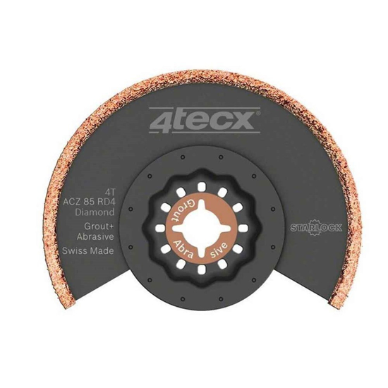 Afbeeldingen van MULTI SEGMENTZAAGBLAD STARLOCK 85MM RD4 DIAMANT 1 STUK 4T