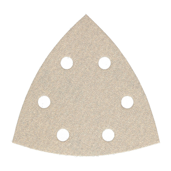 Afbeeldingen van SCHUURDELTA 96MM X 96MM X 96MM KORREL 180 GATEN 15 10 STUKS 4T