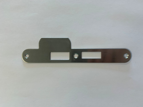 Afbeeldingen van SLUITPLAAT RVS TBV VEILIGHEIDSSLOT 119/17U STEEKMAAT PC 55MM SLUITPLAAT ROND DRAAIRICHTING 2 LINKS 4T