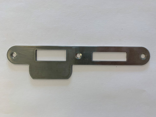 Afbeeldingen van SLUITPLAAT RVS TBV VEILIGHEIDSSLOT 139 STEEKMAAT PC 72MM SLUITPLAAT ROND DRAAIRICHTING LINKS 4T
