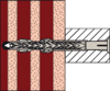 Afbeeldingen van KOZIJN-/CONSTRUCTIEPLUG SXRL 10X120 T VERZ. STAAL
