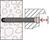 Afbeeldingen van KOZIJNSCHROEF FFSZ 7.5X132 T30 MET CILINDERKOP