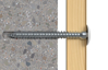 Afbeeldingen van KOZIJNSCHROEF FFSZ 7.5X132 T30 MET CILINDERKOP