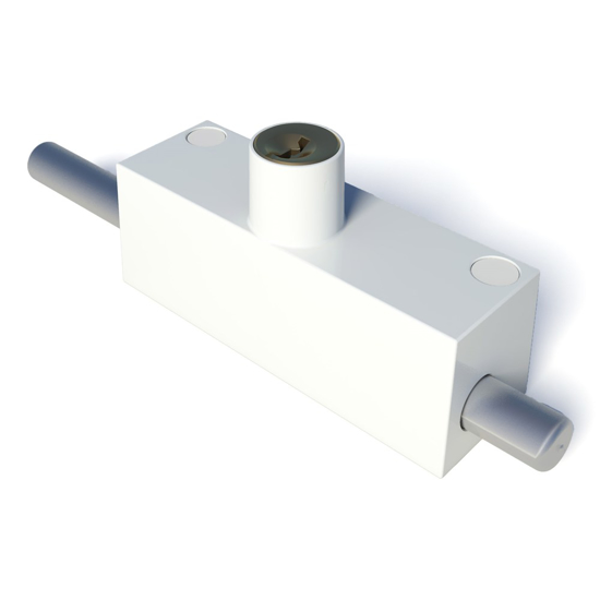 Afbeeldingen van SECUMAX SCHUIFPUISLOT 807 WIT