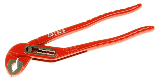 Afbeeldingen van WATERPOMPTANG 170 MM ROOD GELAKT