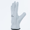 Afbeeldingen van GESNEDEN EN GENAAIDE HANDSCHOEN HANDPALM LEDER/RUG LEDER - RUND - 10