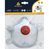 Afbeeldingen van DELTA PLUS WEGWERPMASKER MET VENTIEL M2FP3V FFP3 2 STUKS