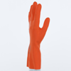 Afbeeldingen van HANDSCHOEN LATEX ORANJE 30 CM T10