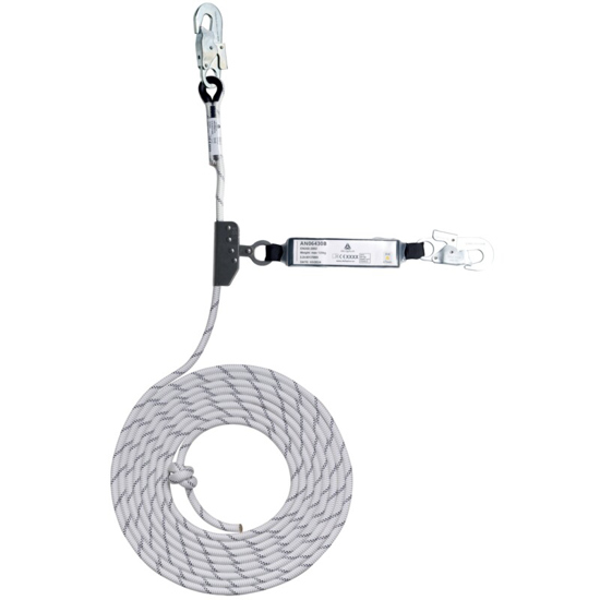 Afbeeldingen van GEVLOCHTEN TOUW - STAAL, ROESTVRIJ STAAL, POLYAMIDE - 30 M - 30 M